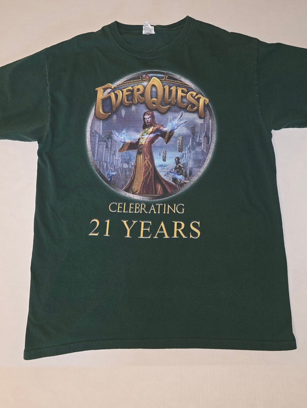 EverQuest 21st Anniversary Promo T-Shirt | Celebrating 21 Years | Men's Large